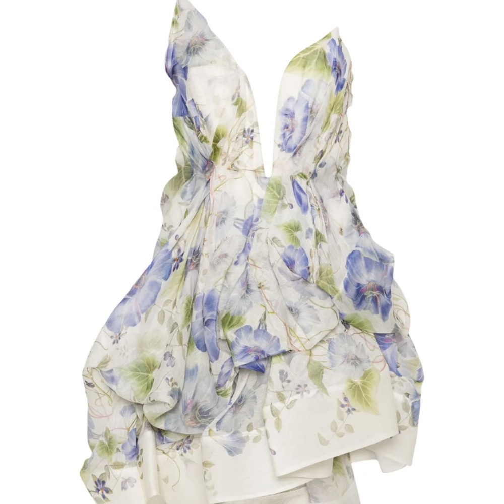 Zimmermann Natura Draped mini dress size 0